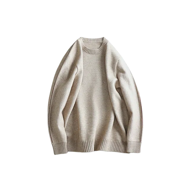空城计 韩系极简舒适套头针织衫 男女同款