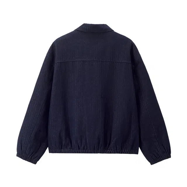 佐丹奴 洗水牛仔翻领梭织棉衣外套棉服 男款