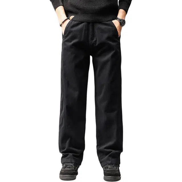 贵色 美式高端商务设计感宽松百搭直筒休闲裤 男女同款