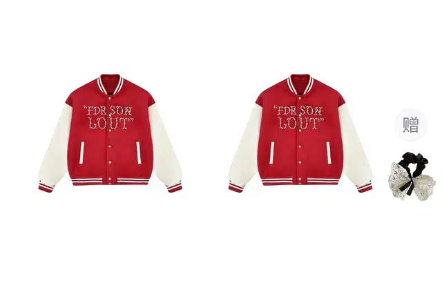 涂诗菲 美式复古潮流设计感气质百搭休闲宽松小众减龄舒适棒球外套情侣套装