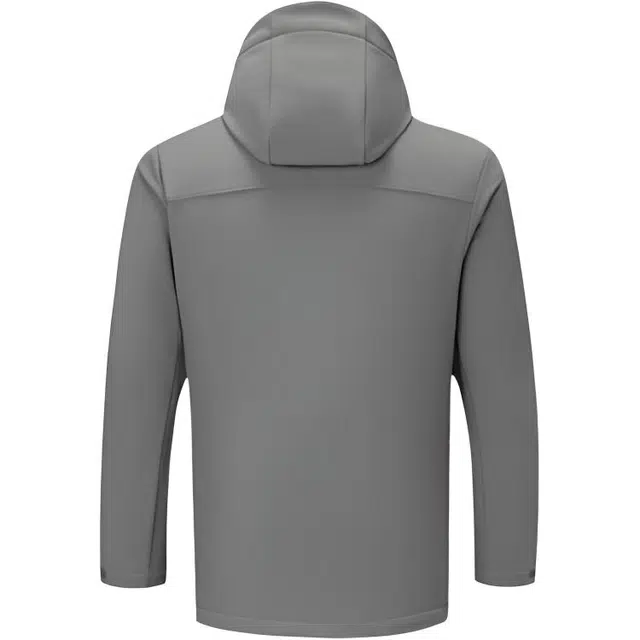 超级安踏 连帽拉链加绒加厚纯色运动休闲夹克外套 男款