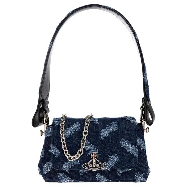 Vivienne Westwood Hazel Tote Small Navy
