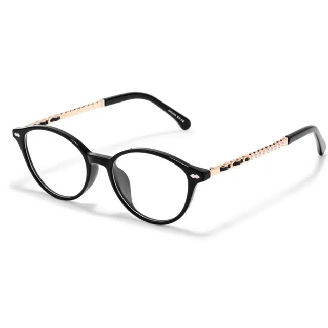 佐川 时尚磁吸 高级感小香风镜框 方圆脸显脸小 时尚百搭 潮流配饰 圆形 光学眼镜 男女同款情侣款