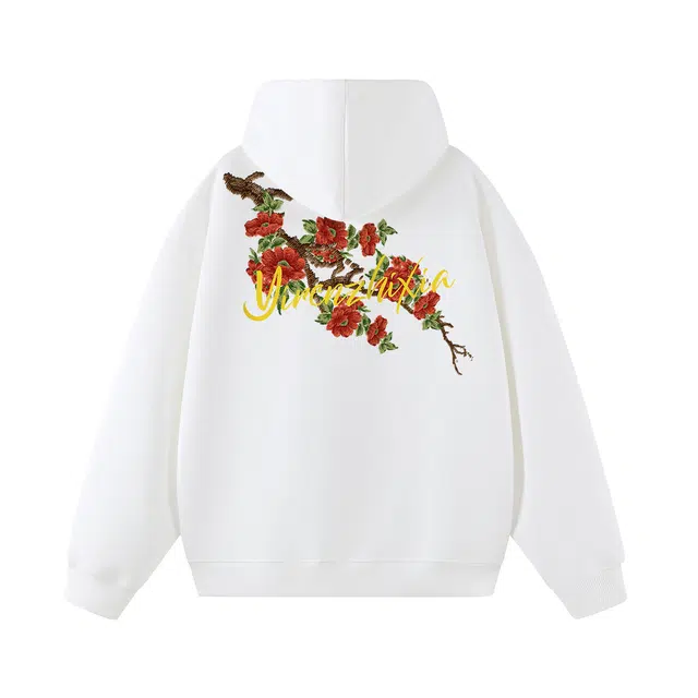 一人之下 美式潮流简约经典显瘦连帽休闲宽松时尚百搭户外套头复古设计高级感情侣款街头风抽绳潮牌高街运动风日常通勤品牌卫衣 男女同款