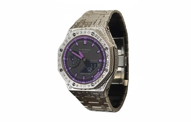Casio GA-2100 Silver Violet