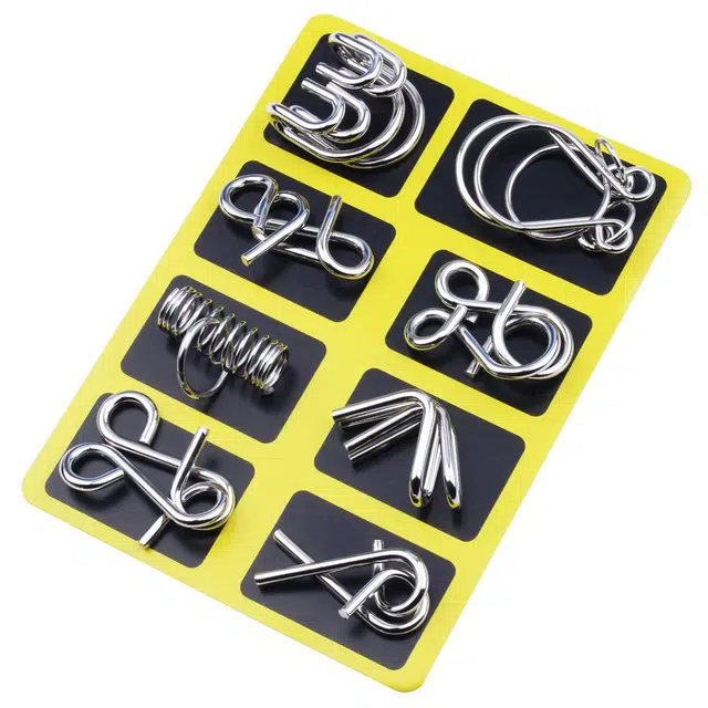 亿嘉爱 益智烧脑九连环 逻辑思维训练玩具