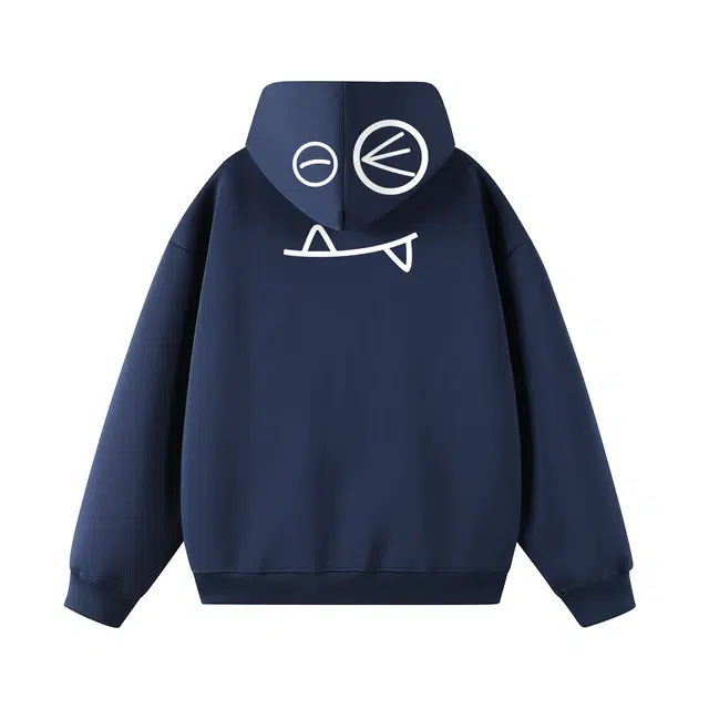 一人之下 美式复古潮流长袖时尚百搭日常通勤简约经典撞色格纹休闲运动风显瘦高级感上衣街头风抽绳卫衣 男女同款