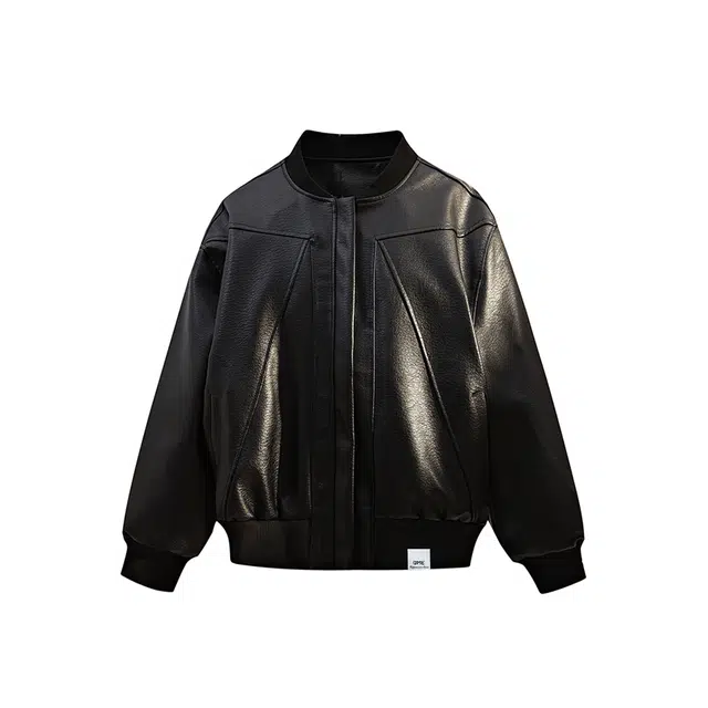 【dme】 复古美式设计款潮牌宽松棒球领皮夹克男秋款休闲高级感百搭中性痞帅时尚皮衣外套 男女同款