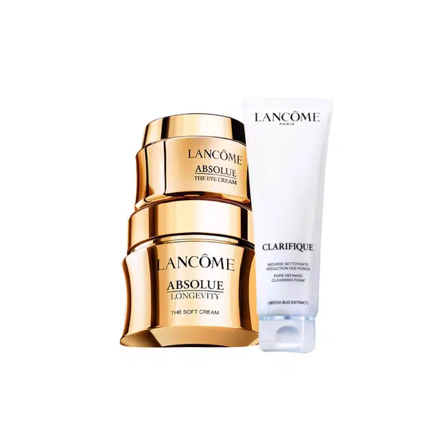 兰蔻 肌肤净澈光滑护肤套装 滋润保湿