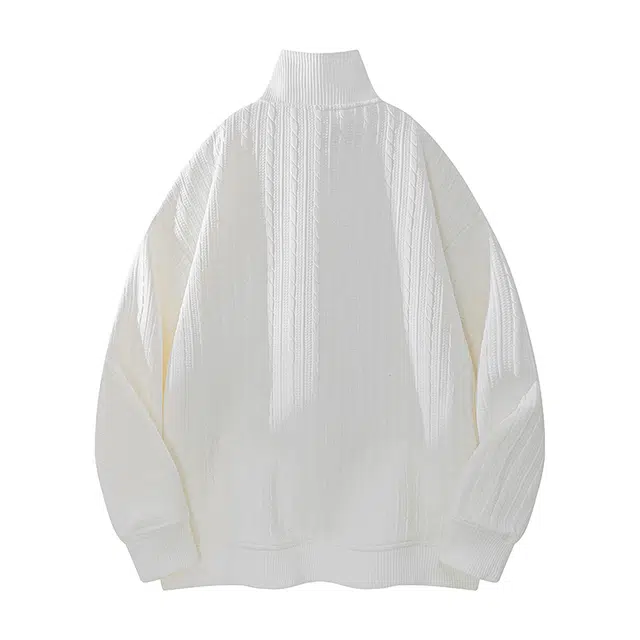 巴塞罗那足球俱乐部 肌理感提花开衫衣男春秋季潮宽松拉链休闲上衣外套卫衣 男女同款