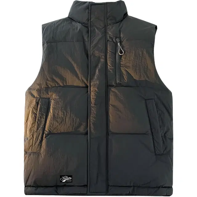 美式高街立领纯色时尚宽松潮流有型休闲设计感百搭户外运动保暖舒适轻薄透气轻便抗寒防风  羽绒马甲