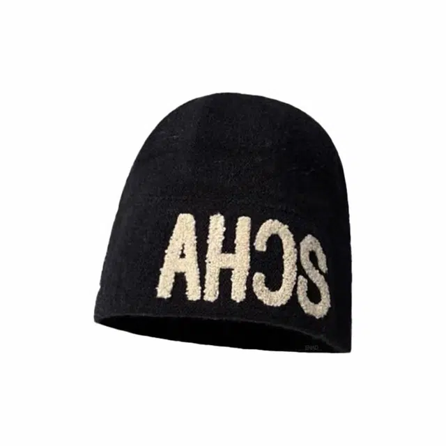 恩僾德 美式慵懒风大头围针织毛线冷帽小众高颜值秋冬百搭堆堆帽保暖显脸小包头 腈纶 绒线帽 男女同款情侣款