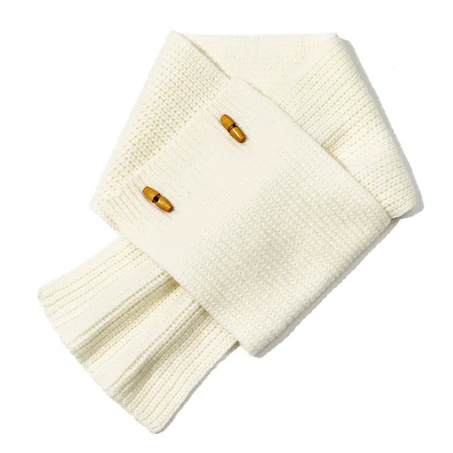 Yimi Huasha Vintage Toggle Wool Neck Warmer