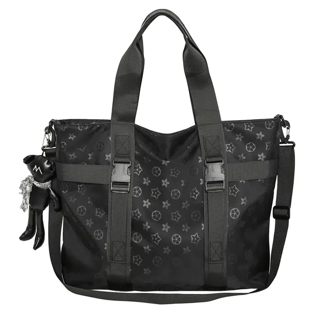 揽月 潮酷大容量干湿分离上课托特包出游通勤 尼龙拼皮膜 斜挎包 常规 男女同款情侣款 多色