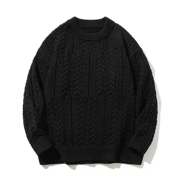 棉基因 清新设计感森系肌理感毛线衣厚实内搭休闲运动氛围感职场通勤极简风女装高街美式亲肤打底衣松弛感青少年学院风毛衣 男女同款