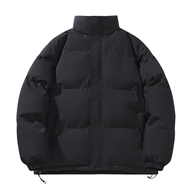 左岸 美式高街加厚棉衣韩版潮流港风宽松外套立领面包服简约时尚个性高级感休闲舒适百搭小众学院风棉服 男女同款