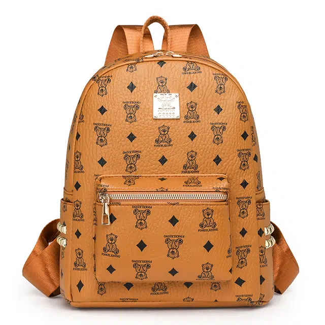 BARNHORST Bear Print Backpack