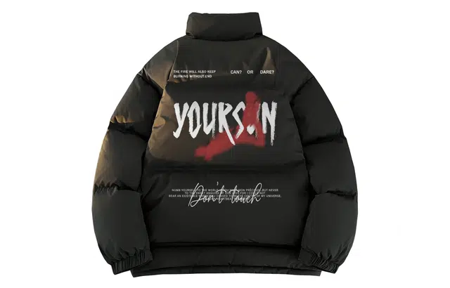 Yiershuang Outdoor Graffiti Down Jacket