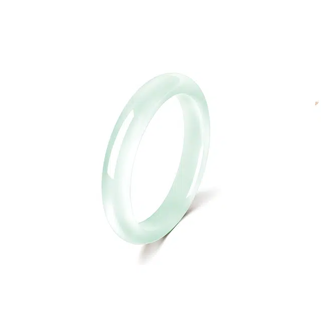 匠锁心玉 粉黛佳人清冷感 星星新中式叠戴 招财国潮原创设计小众轻奢高级感 气质百搭潮流时尚手饰#显白 琉璃 玉石手镯 女款