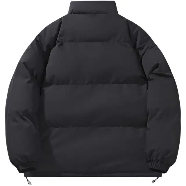 左岸 美式高街加厚棉衣韩版潮流港风宽松外套立领面包服简约时尚个性高级感休闲舒适百搭小众学院风棉服 男女同款