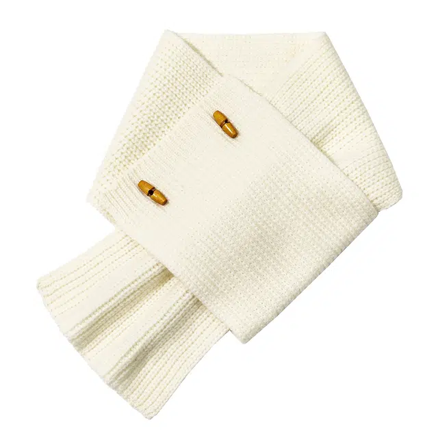 Yimi Huasha Vintage Toggle Wool Neck Warmer