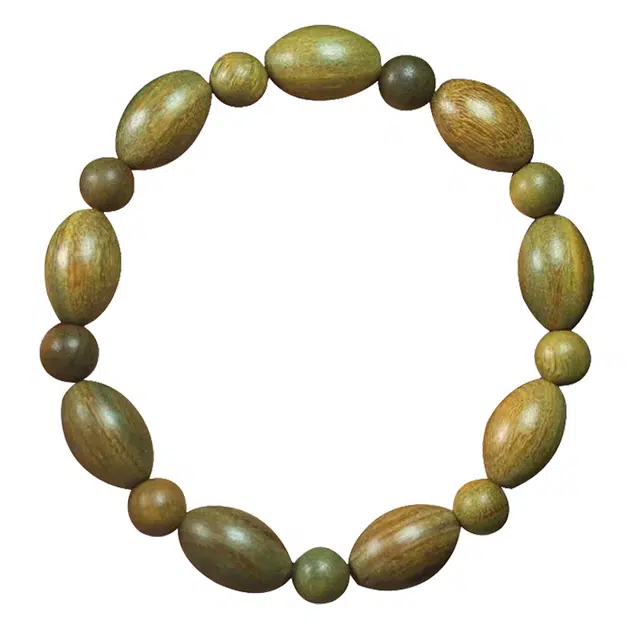 琛宬 招财纳福复古国潮新中式文玩转运佛珠盘玩念珠民族风小众高级感时尚百搭前程似锦一夜暴富#好运 绿檀 木作手串 男女同款情侣款