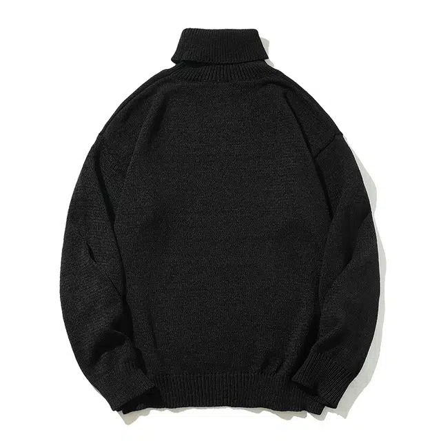 棉基因 青少年减龄清新森系肌理感毛线衣厚实内搭休闲运动氛围感职场通勤极简风女装高街美式亲肤打底衣松弛感学院风毛衣 男女同款