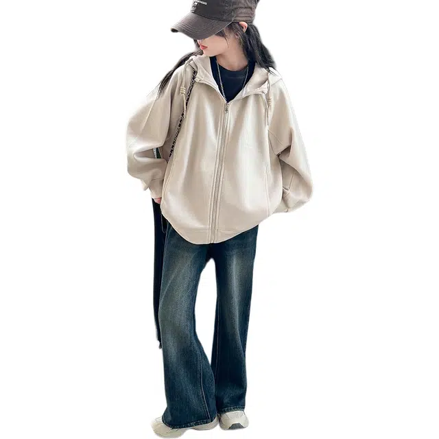 黑恐龙卫衣 洋气儿童连帽秋季上衣