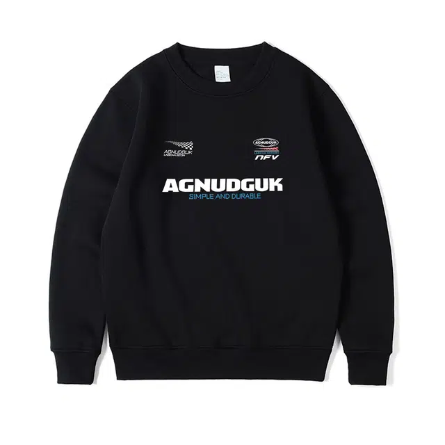 莫代尔 秋冬显瘦慵懒大码百搭套头潮流舒适宽松嘻哈街头风长袖卫衣打底衣 男女同款