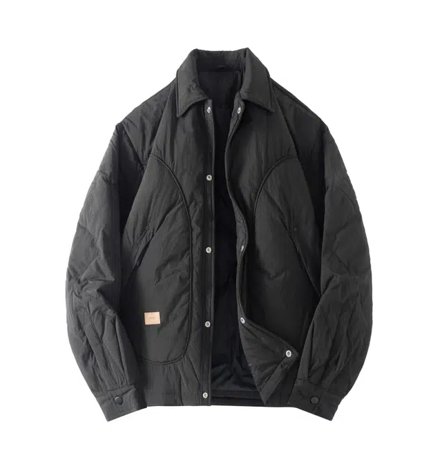 希越 秋冬季翻领宽松版时尚休闲保暖型 羽绒服 男款