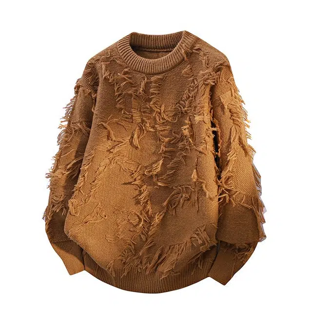 太子龍 美式高街时尚外套打底衫港风打底衫针织衫 男款