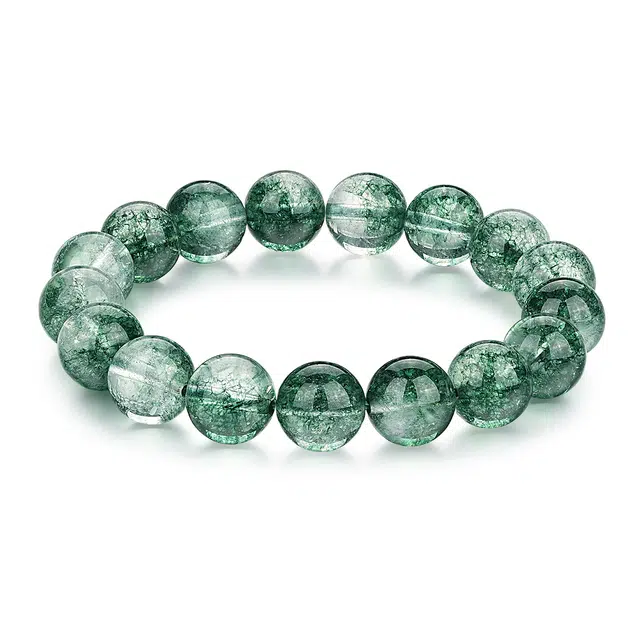 七可 【福气满满】新中式招财进宝小众设计经典 水逆退散诸事顺利 #好运天然 绿幽灵 手串 男女同款情侣款