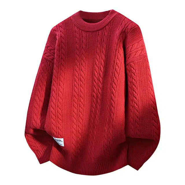 太子龍 美式慵懒学院风上衣打底衫潮流针织衫 男款