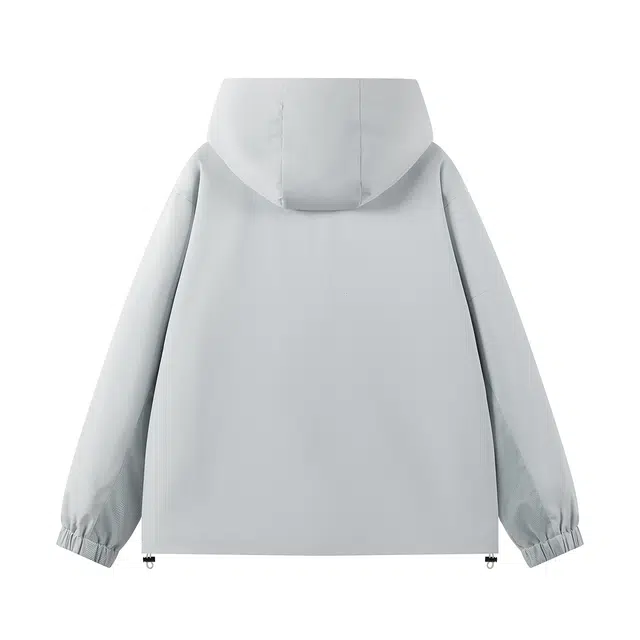 领航骆驼 美式复古户外登山拼接透气时尚日常百搭舒适宽松开衫连帽外套   夹克  男女同款