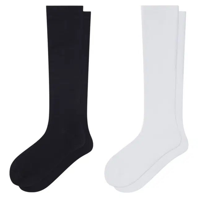 潞优野 高级感抗菌防臭透气运动百搭纯色秋冬季舒适压力小腿袜高筒袜 女款