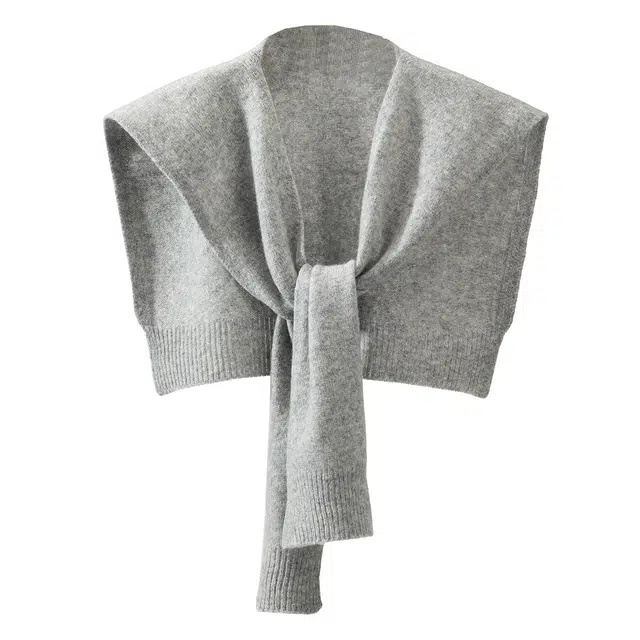 一米画纱 青春洋气细腻针织防风保暖空调护肩搭肩多功能出游拍照凹造型百搭 绵羊毛 披肩 男女同款情侣款