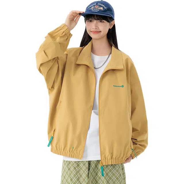 拓菲 外套男款春秋户外美式工装迷彩立领棒球服宽松上衣夹克 男女同款