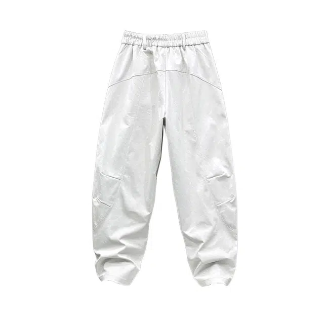 素杭 设计感简约纯色基础百搭直筒长裤潮流宽松日系西裤休闲裤 男女同款