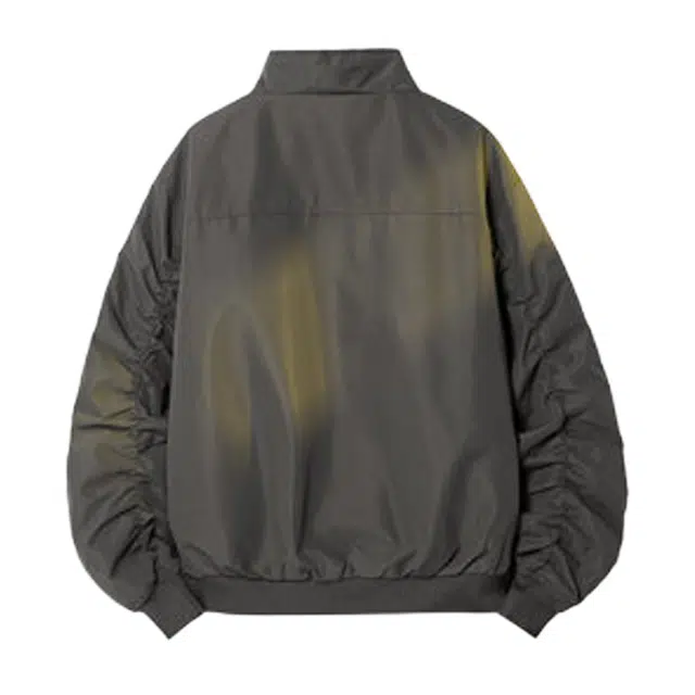 加荣 美式复古休闲时尚高级感衫简约纯色基础款通勤百搭夹克外套 男女同款