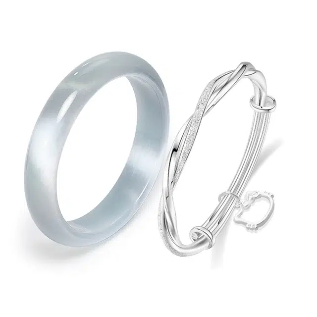 静范 复古招财国潮古风汉服旗袍冷淡风温婉水润显白素雅气质 琉璃 手镯 女款