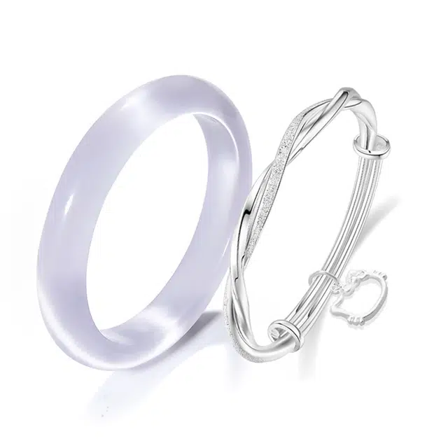 静范 紫罗兰 经典百搭#好运 琉璃 手镯 女款