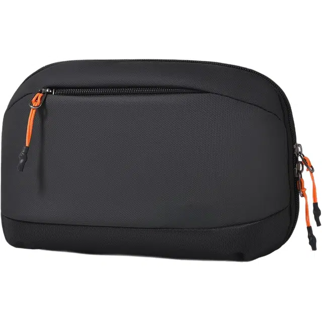 度森袋鼠 时尚潮流高级气质 牛津布 出行收纳包 男款 曜石黑