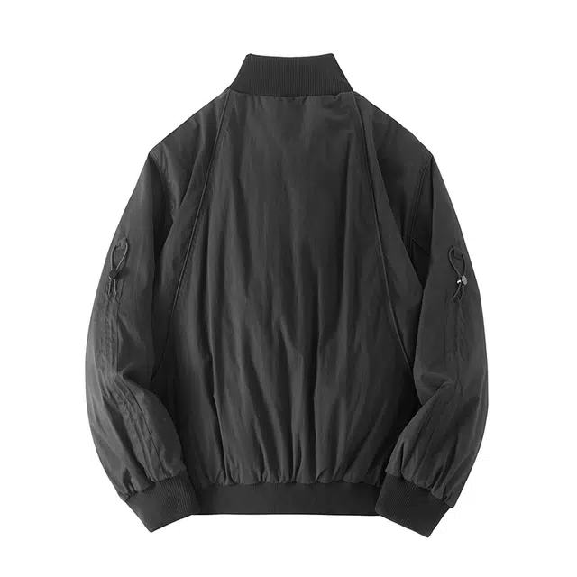 希越 男士潮流立领宽松夹克时尚休闲百搭棒球领外套羽绒服  男款