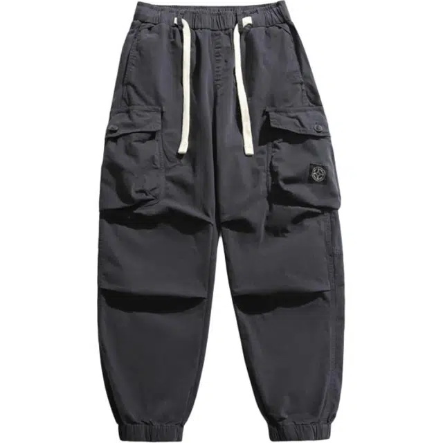 爱爸爸 青春流行时尚都市宽松束脚休闲裤 男款