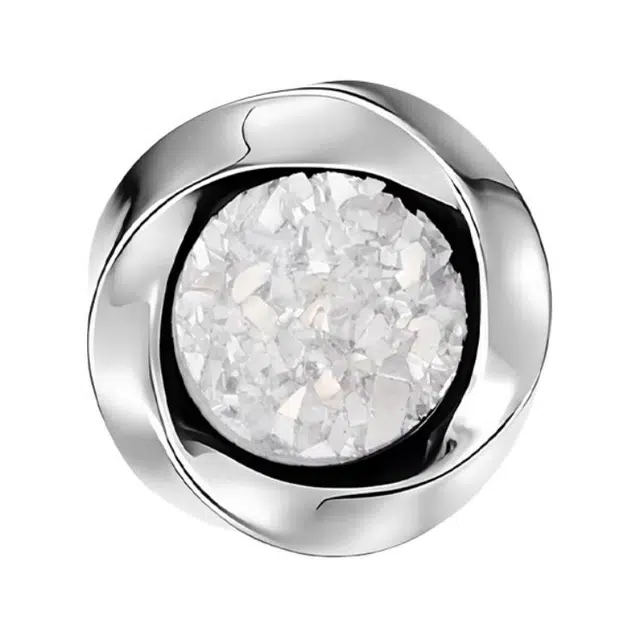 【璀璨闪耀】 极昼 莫比乌斯晶簇无耳洞痞帅潮流耳饰 时尚创意个性高级感百搭  精致简约不易掉磁吸日常通勤 钛钢 耳夹 男女同款情侣款