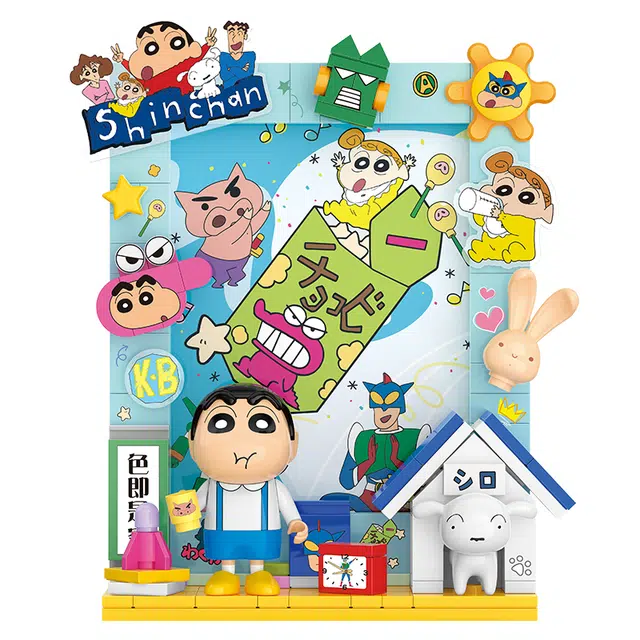 Balody x Crayon Shinchan 185pcs Balody21383