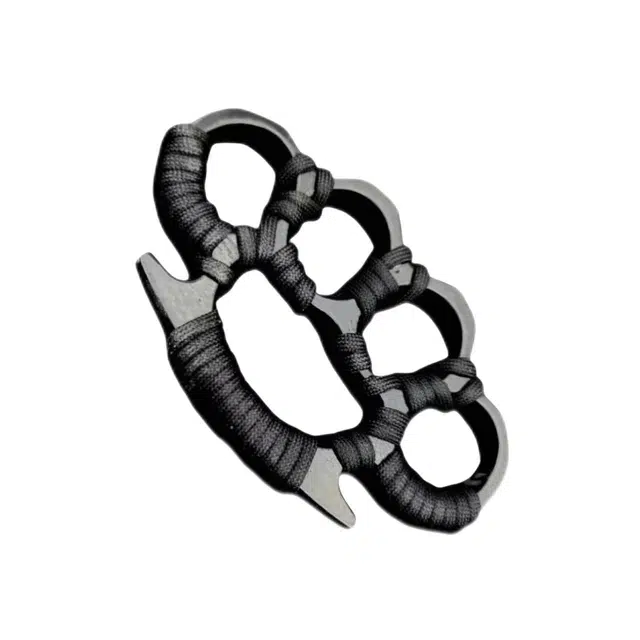 悦米乐 手撑子指虎金属四指拳套戒指环拳扣 战术铁拳套加厚金属 其他静态模型