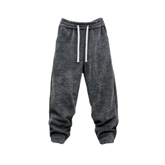 素杭 潮流宽松经典百搭千鸟格松紧腰哈伦裤日常休闲裤 男女同款