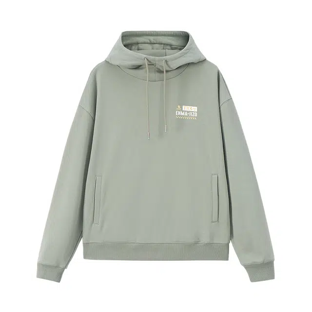 鬼洗 地藏小王双面字母落肩袖休闲风套头卫衣 男款