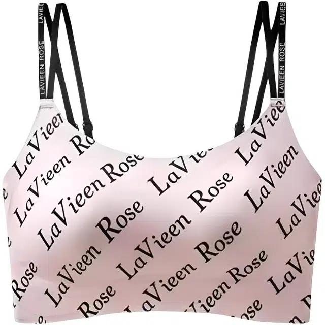 慕梵度 字母肩带无钢圈美背运动舒适软支撑文胸 女款